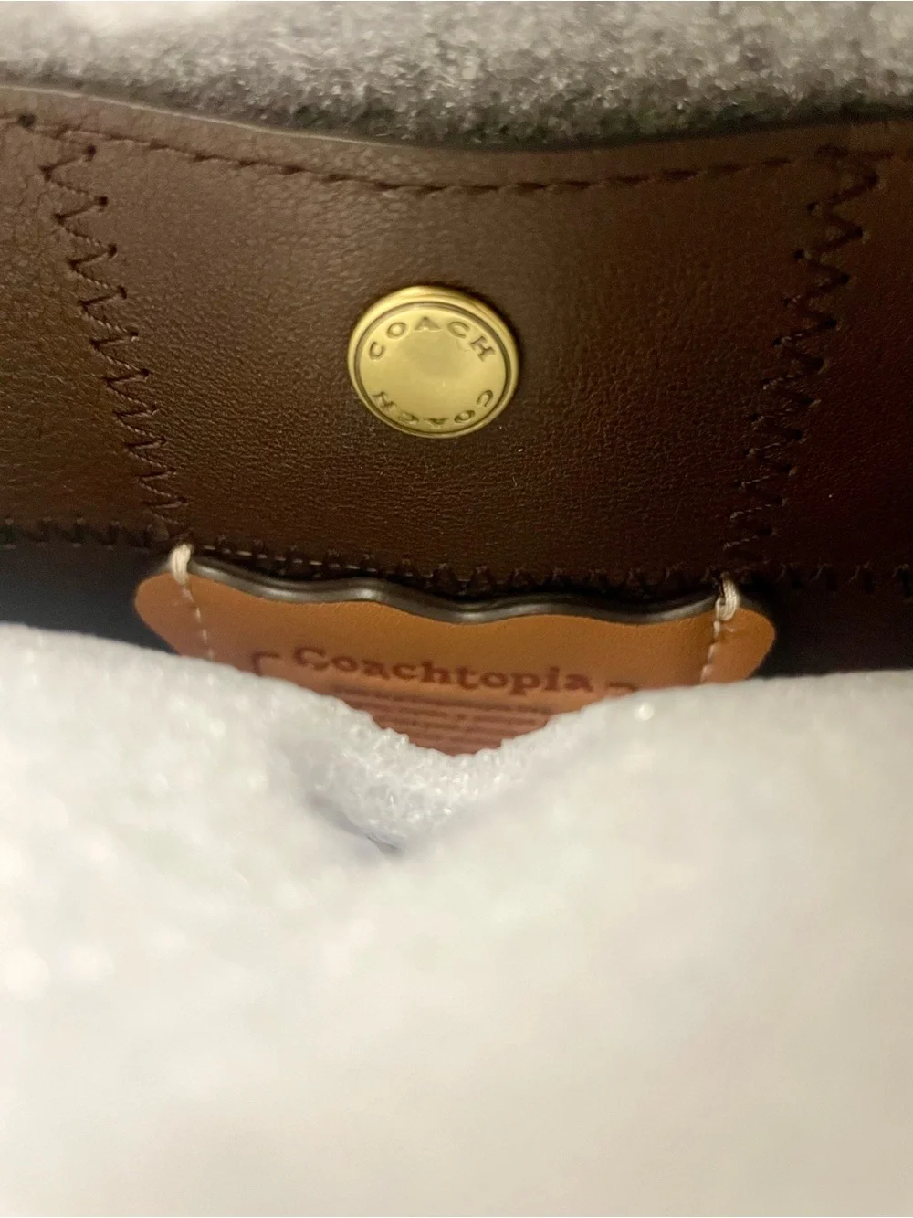COACH Coachtopia Alter/Ego Brooklyn Shoulder Bag 28 CFN34 Tan Signature Multi